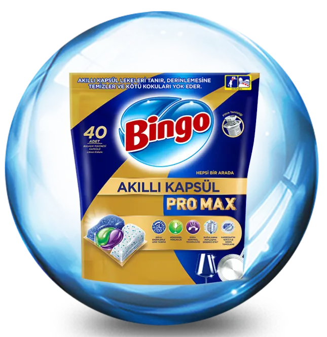 Bingo Akıllı Bulaşık Kapsülü Pro Max 40'lı
