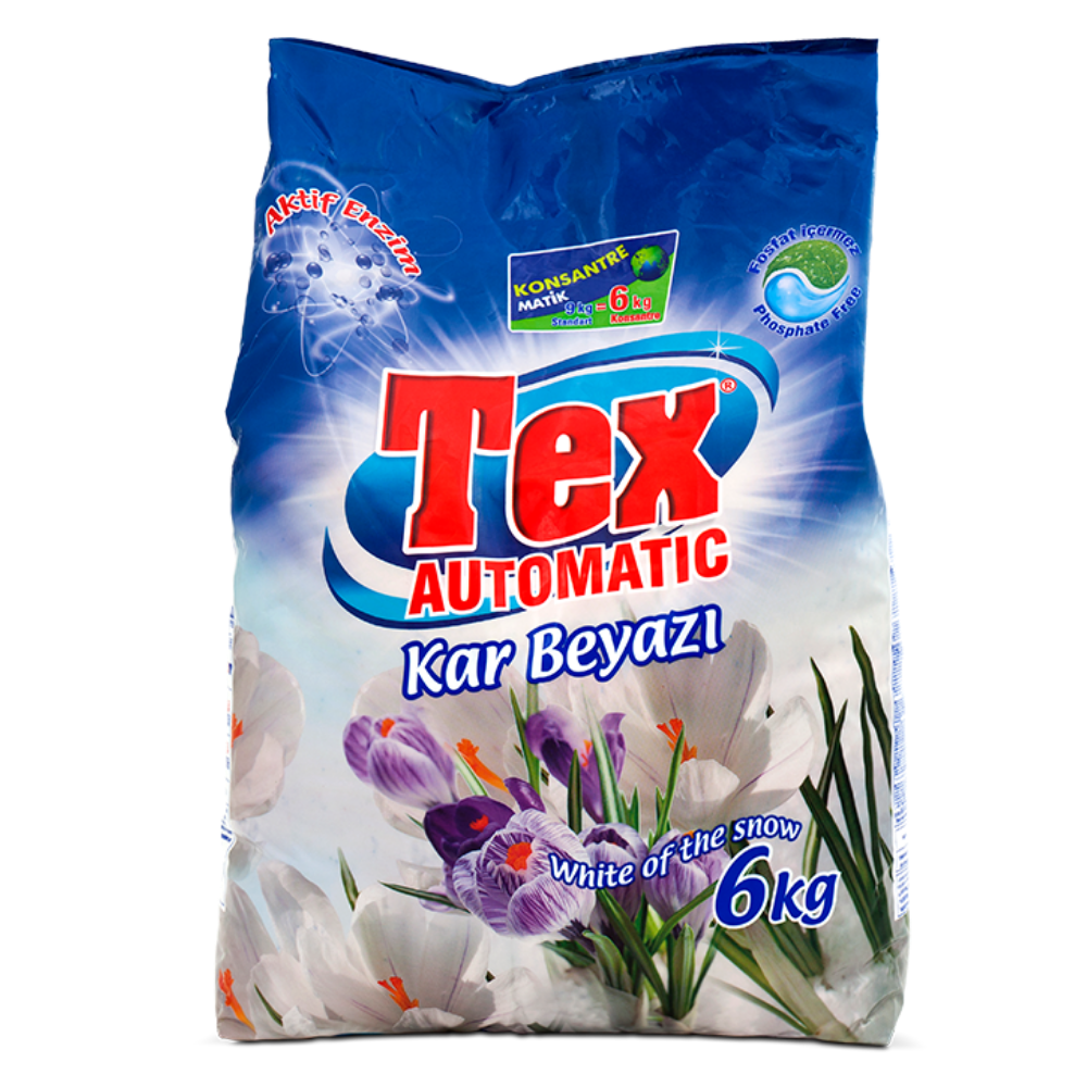 Tex Matik Kar Beyaz 6 KG