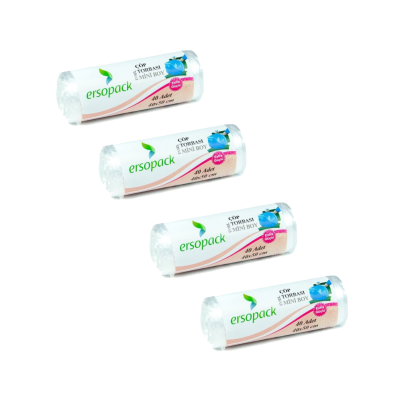 Ersopack Mini Boy 40x50 cm Çöp Torbası 4 Rulo